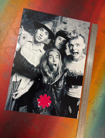 RED HOT CHILI PEPPERS - Symbios Design Rare Glossy Poster Print