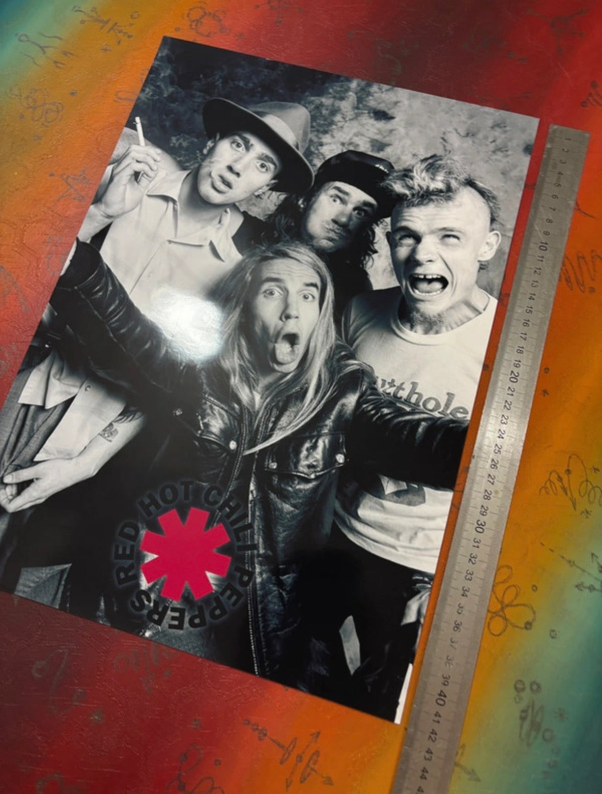 RED HOT CHILI PEPPERS - Symbios Design Rare Glossy Poster Print