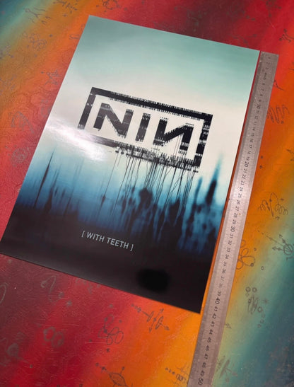 NINE INCH NAILS - WITH TEETH - Symbios Design Rare Glossy Poster Print