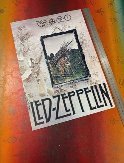 LED ZEPPELIN - Symbios Design Rare Glossy Poster Print