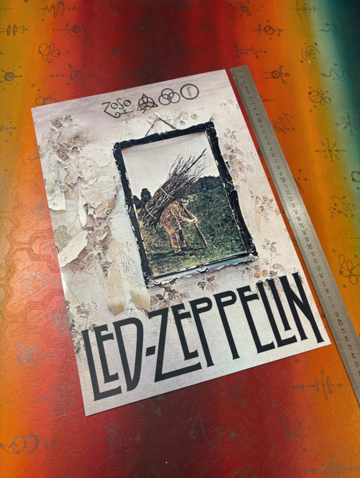 LED ZEPPELIN - Symbios Design Rare Glossy Poster Print