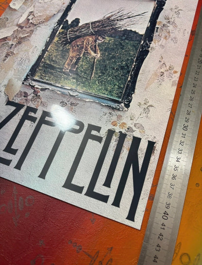 LED ZEPPELIN - Symbios Design Rare Glossy Poster Print