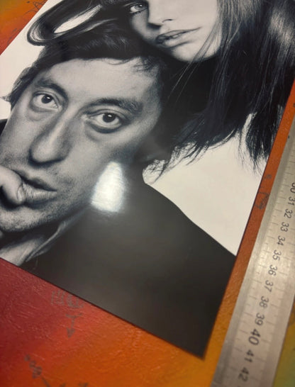 GAINSBOURG & BIRKIN - Symbios Design Rare Glossy Poster Print