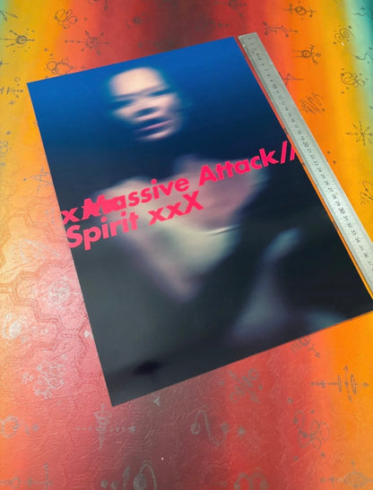 MASSIVE ATTACK - KATE MOSS - Symbios Design Rare Glossy Poster Print