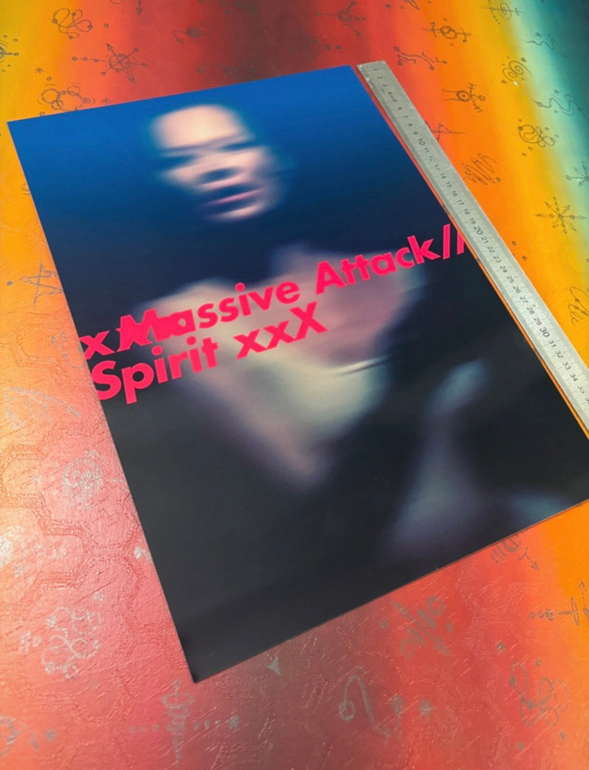 MASSIVE ATTACK - KATE MOSS - Symbios Design Rare Glossy Poster Print