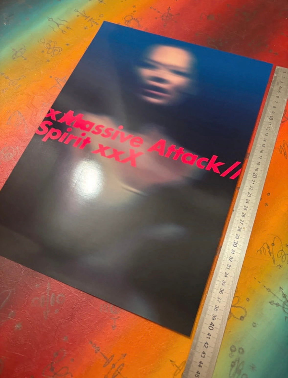 MASSIVE ATTACK - KATE MOSS - Symbios Design Rare Glossy Poster Print