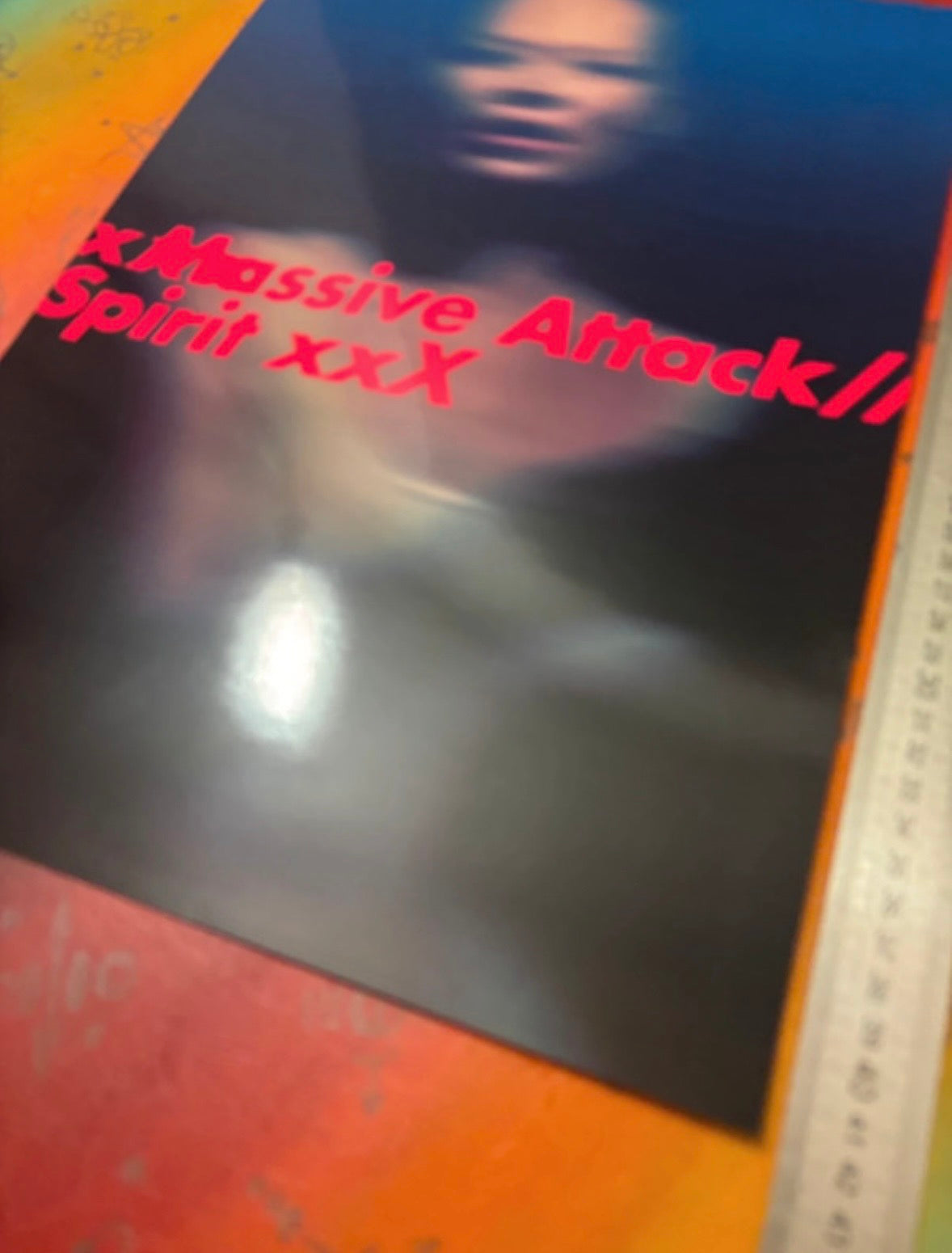 MASSIVE ATTACK - KATE MOSS - Symbios Design Rare Glossy Poster Print