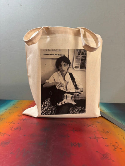 PATTI SMITH - NEW YORK  - Symbios Design Tote Bag
