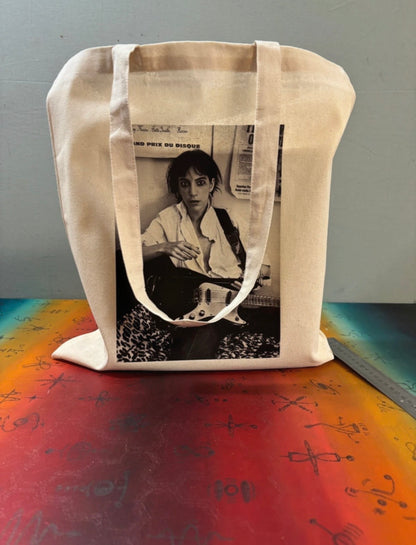 PATTI SMITH - NEW YORK  - Symbios Design Tote Bag