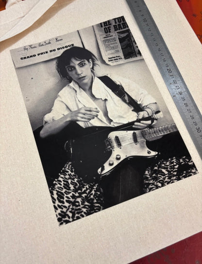 PATTI SMITH - NEW YORK  - Symbios Design Tote Bag