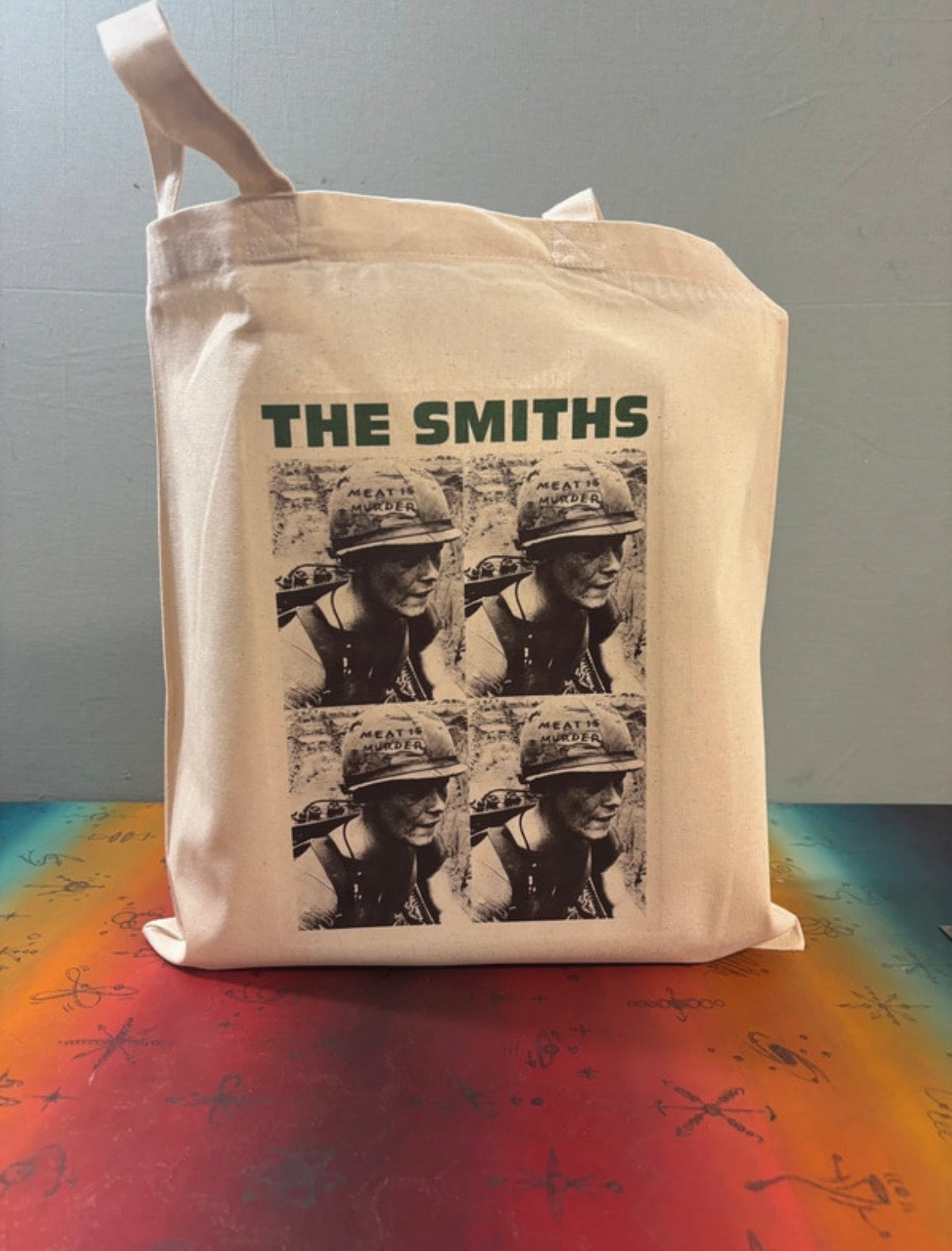 THE SMITHS - MEAT IS MURDER  - Symbios Design Tote Bag