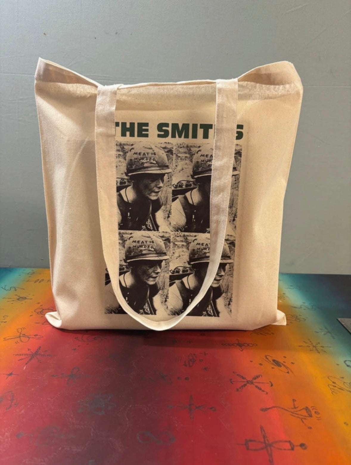 THE SMITHS - MEAT IS MURDER  - Symbios Design Tote Bag