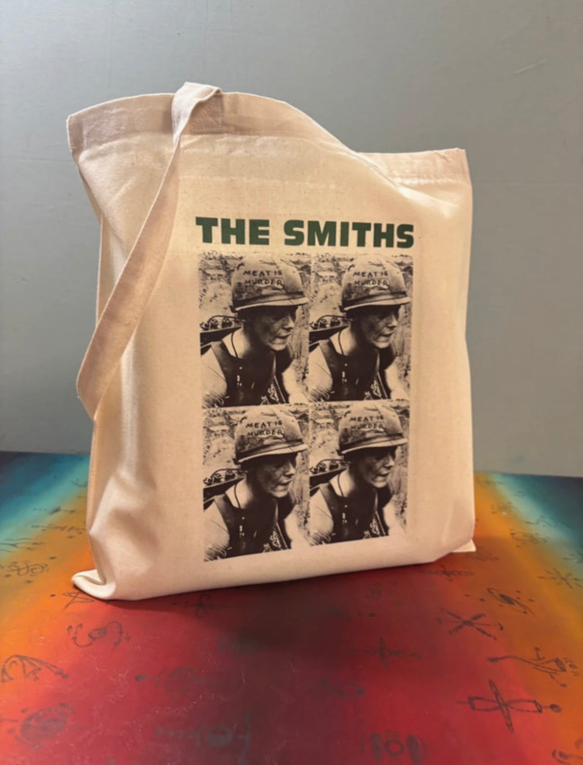 THE SMITHS - MEAT IS MURDER  - Symbios Design Tote Bag