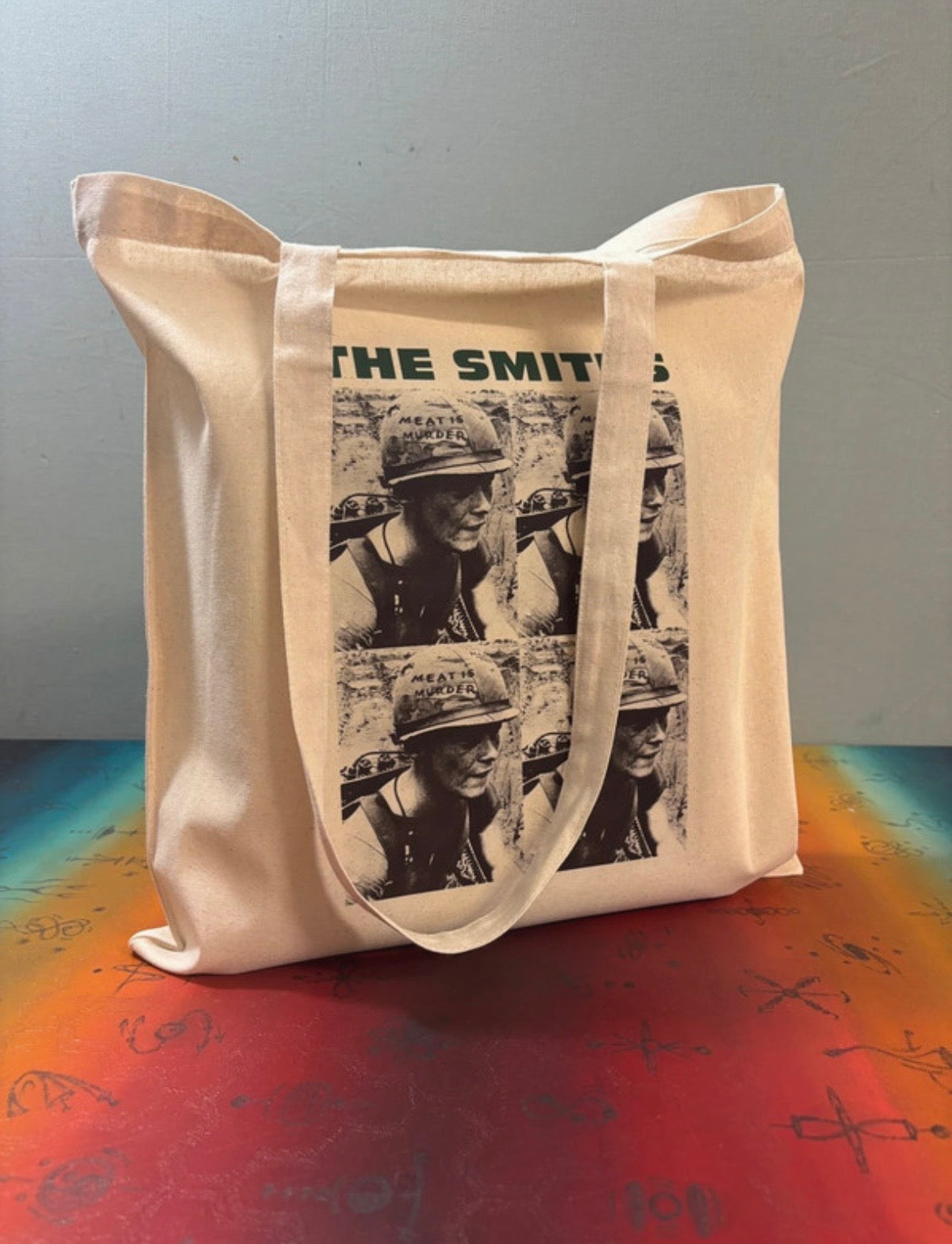 THE SMITHS - MEAT IS MURDER  - Symbios Design Tote Bag