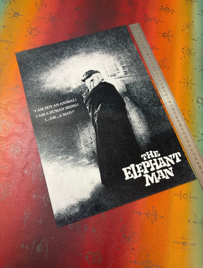 DAVID LYNCH - ELEPHANT MAN - Symbios Design Rare Glossy Poster Print