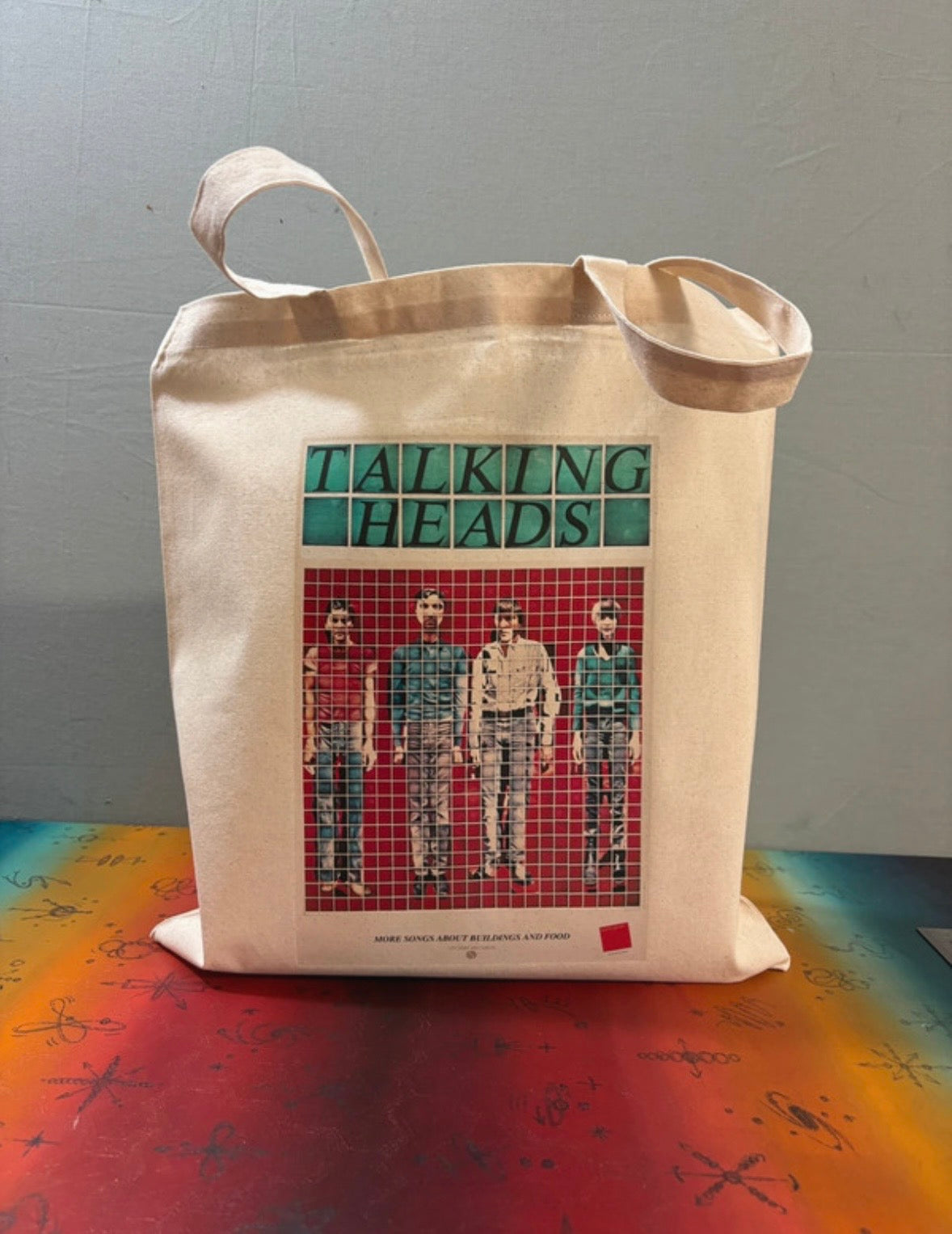 TALKING HEADS  - Symbios Design Tote Bag