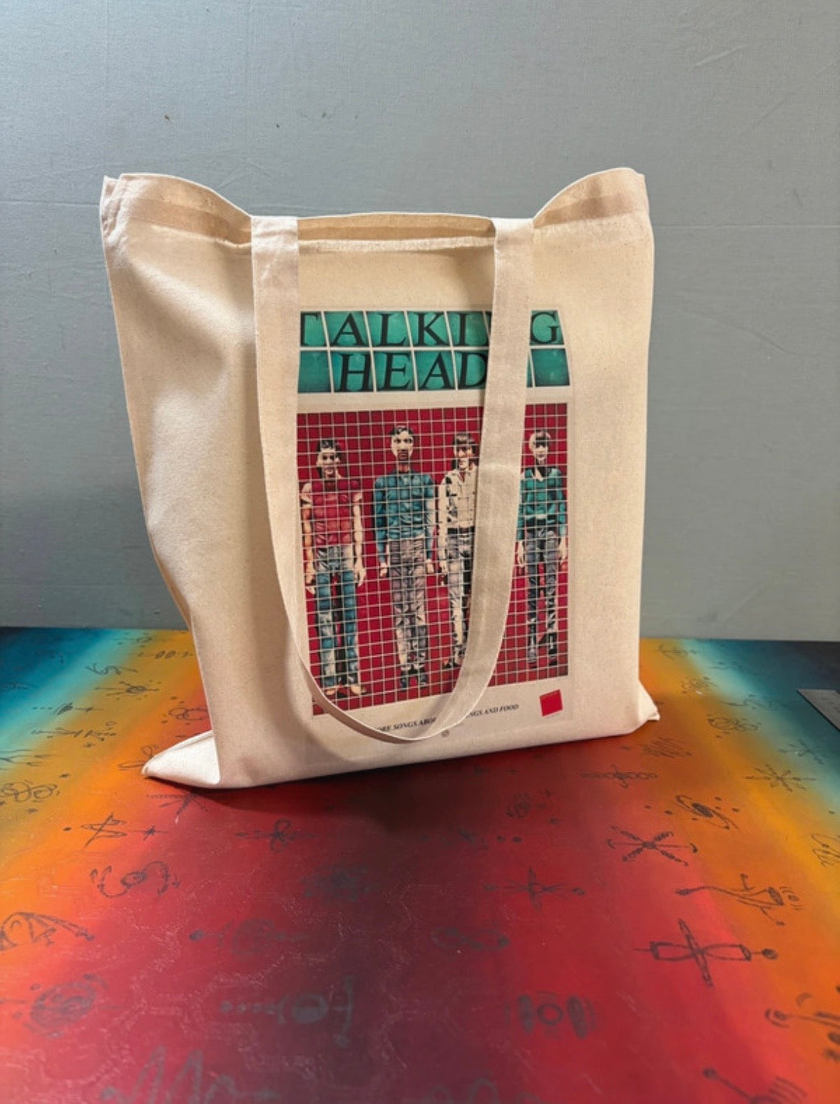 TALKING HEADS  - Symbios Design Tote Bag
