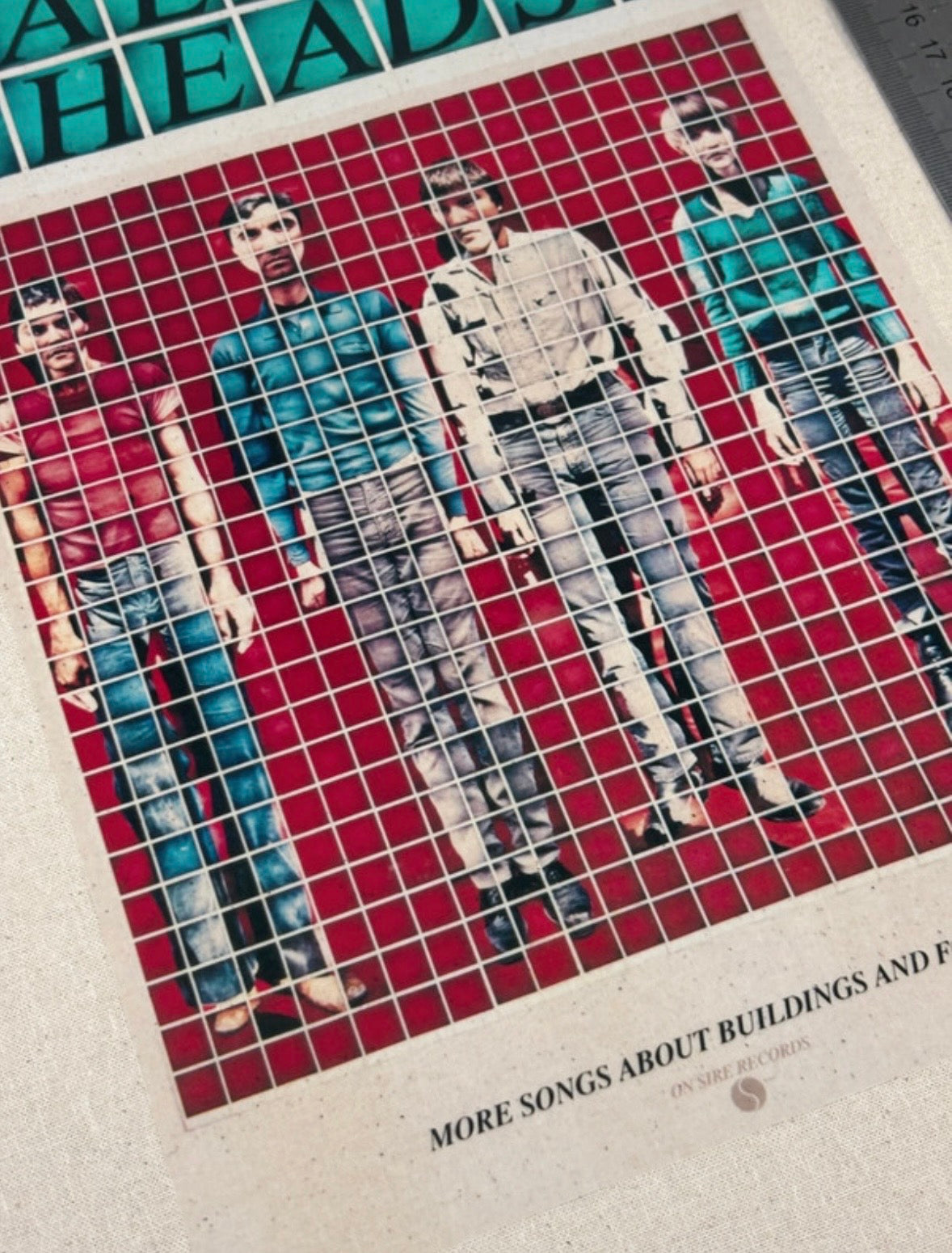 TALKING HEADS  - Symbios Design Tote Bag