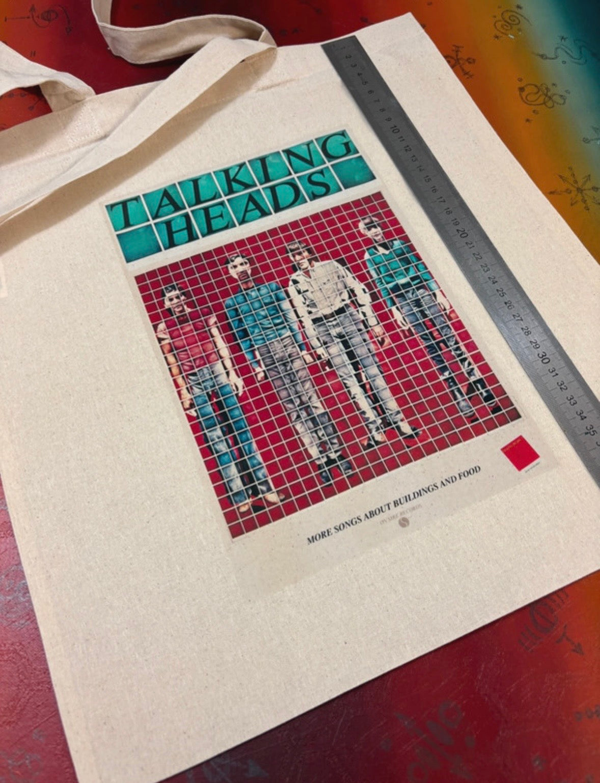 TALKING HEADS  - Symbios Design Tote Bag