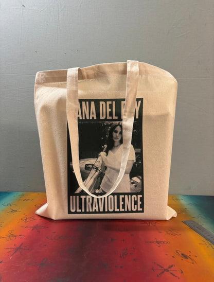 LANA DEL REY - ULTRAVIOLENCE  - Symbios Design Tote Bag
