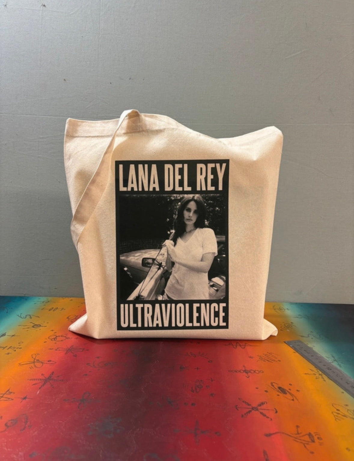LANA DEL REY - ULTRAVIOLENCE  - Symbios Design Tote Bag