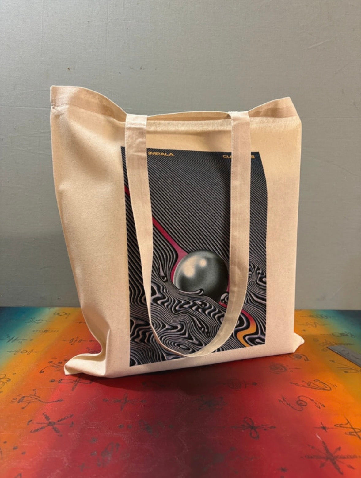 TAME IMPALA - CURRENTS  - Symbios Design Tote Bag