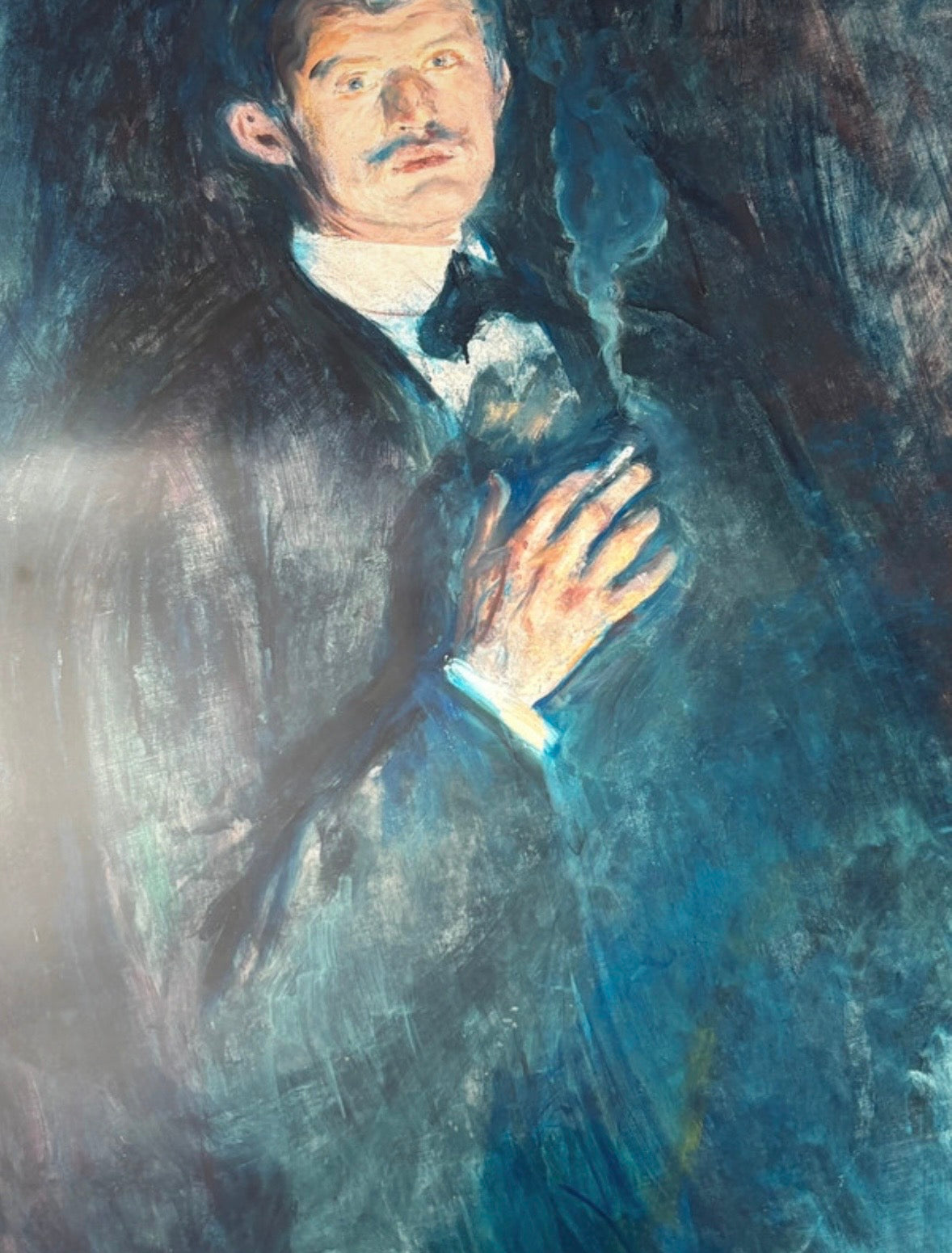 EDVARD MUNCH - SELF PORTRAIT - Symbios Design Rare Glossy Poster Print