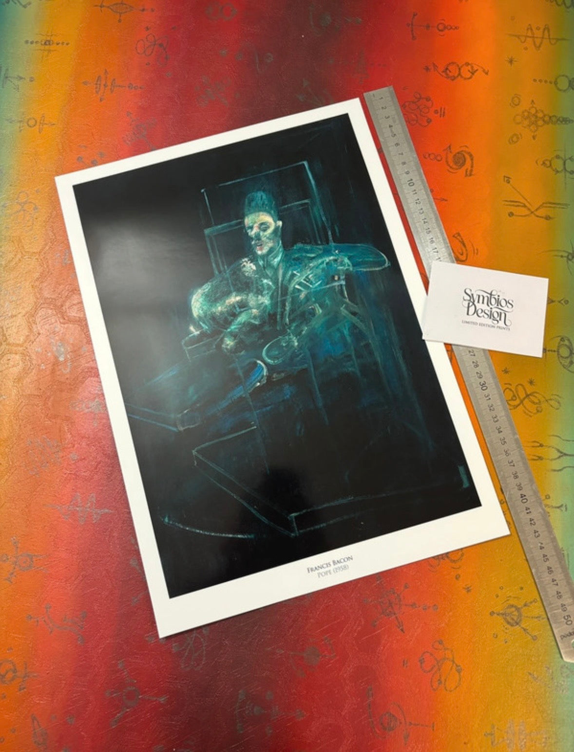 FRANCIS BACON - POPE (1958) - Symbios Design Rare Glossy Poster Print