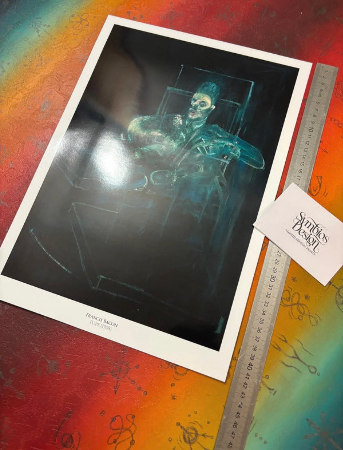 FRANCIS BACON - POPE (1958) - Symbios Design Rare Glossy Poster Print