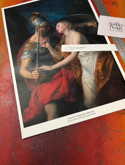 POMPEO GIROLAMO BATONI - Symbios Design Rare Glossy Poster Print