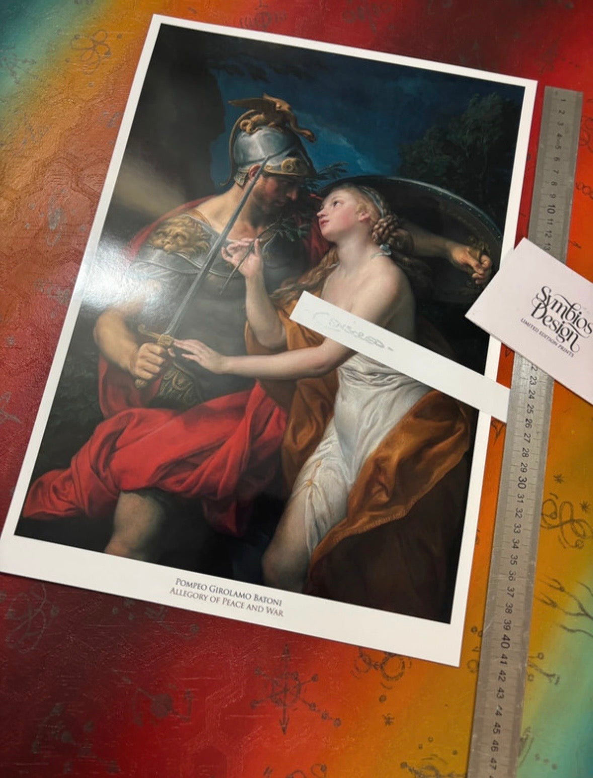 POMPEO GIROLAMO BATONI - Symbios Design Rare Glossy Poster Print