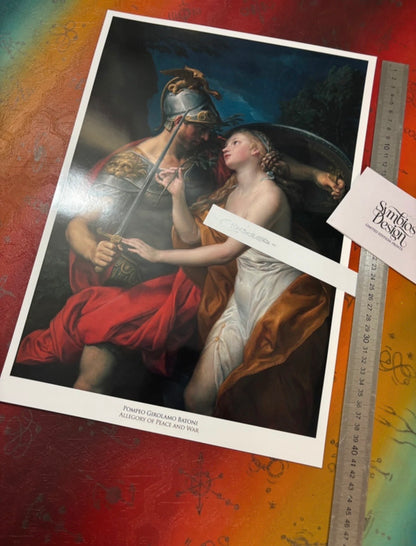 POMPEO GIROLAMO BATONI - Symbios Design Rare Glossy Poster Print