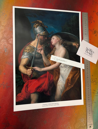 POMPEO GIROLAMO BATONI - Symbios Design Rare Glossy Poster Print