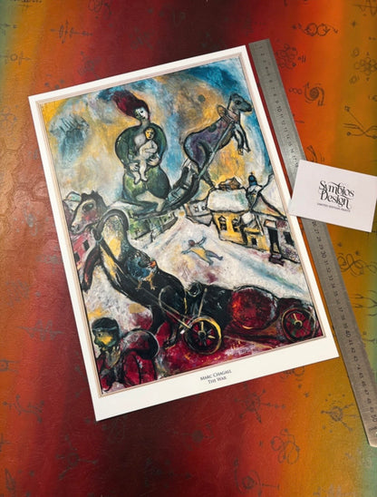 MARC CHAGALL - THE WAR - Symbios Design Rare Glossy Poster Print