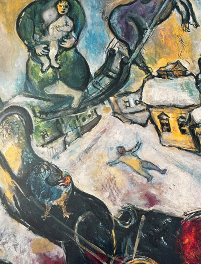 MARC CHAGALL - THE WAR - Symbios Design Rare Glossy Poster Print