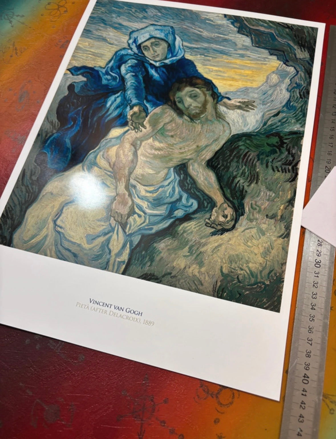 VINCENT VAN GOGH - PIETA - Symbios Design Rare Glossy Poster Print