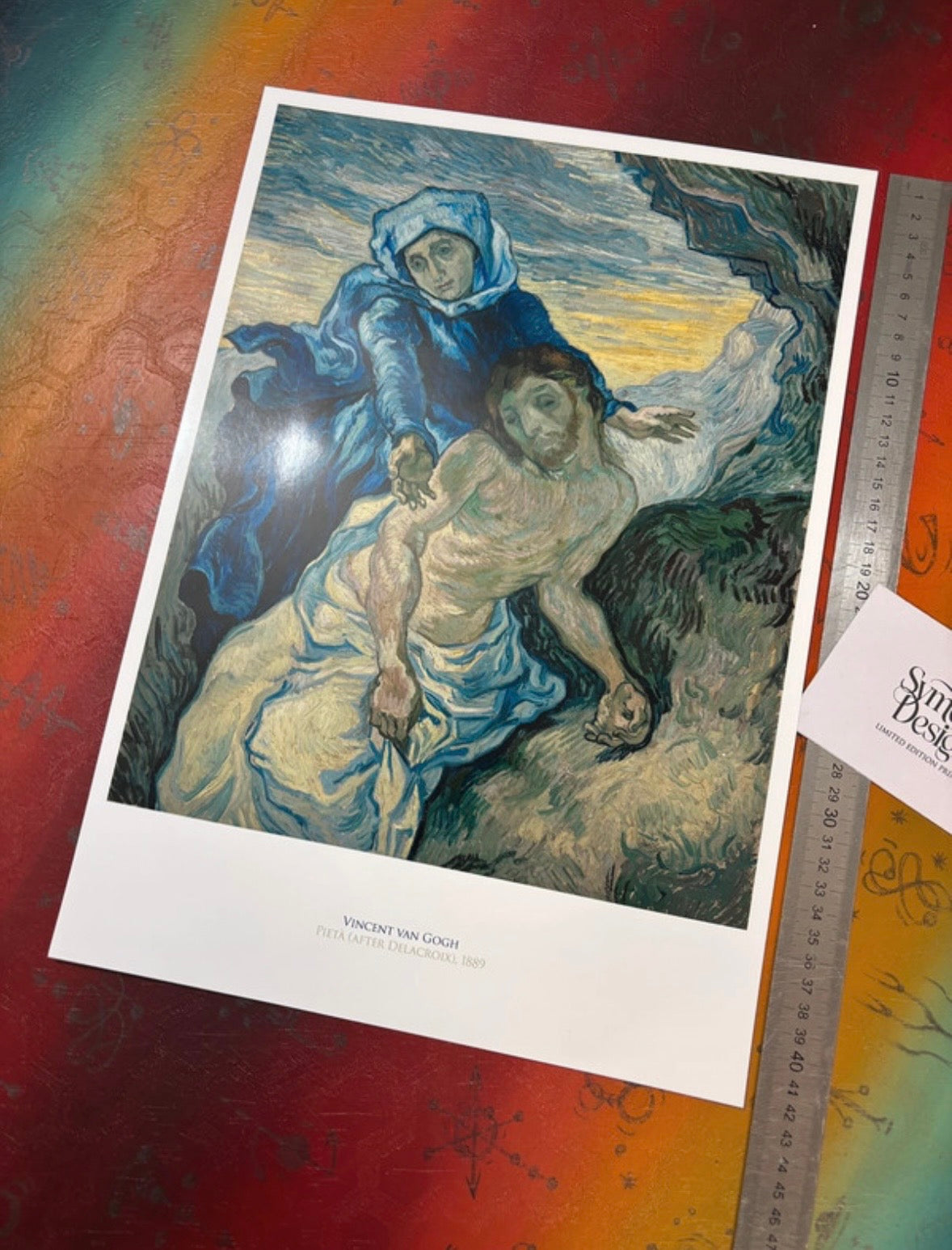 VINCENT VAN GOGH - PIETA - Symbios Design Rare Glossy Poster Print