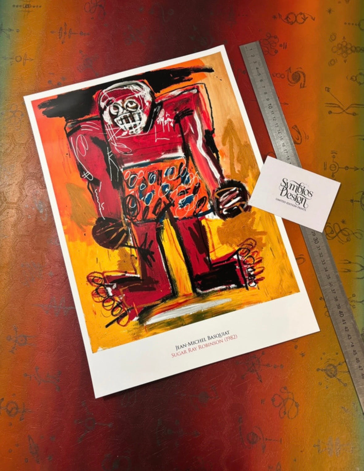 BASQUIAT - Symbios Design Rare Glossy Poster Print