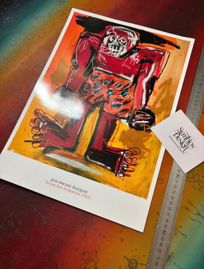 BASQUIAT - Symbios Design Rare Glossy Poster Print
