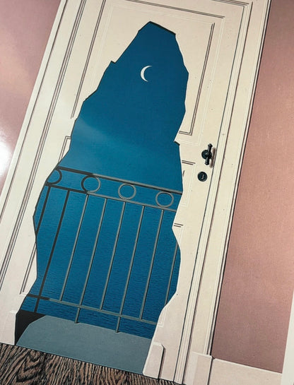 MAGRITTE - L'ACTE DE FOI - Symbios Design Rare Glossy Poster Print