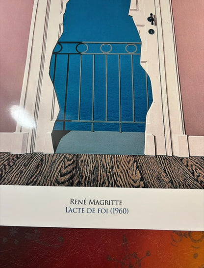 MAGRITTE - L'ACTE DE FOI - Symbios Design Rare Glossy Poster Print