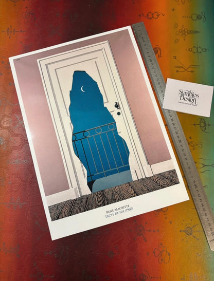MAGRITTE - L'ACTE DE FOI - Symbios Design Rare Glossy Poster Print