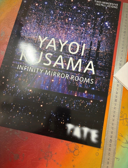 YAYOI KUSAMA - TATE Symbios Design Rare Glossy Poster Print