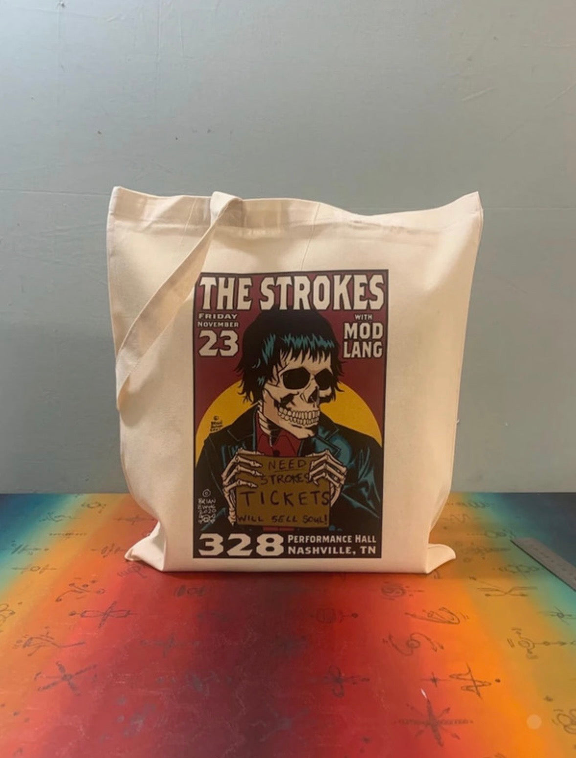 THE STROKES - TICKETS PLEASE! - Symbios Design Tote Bag