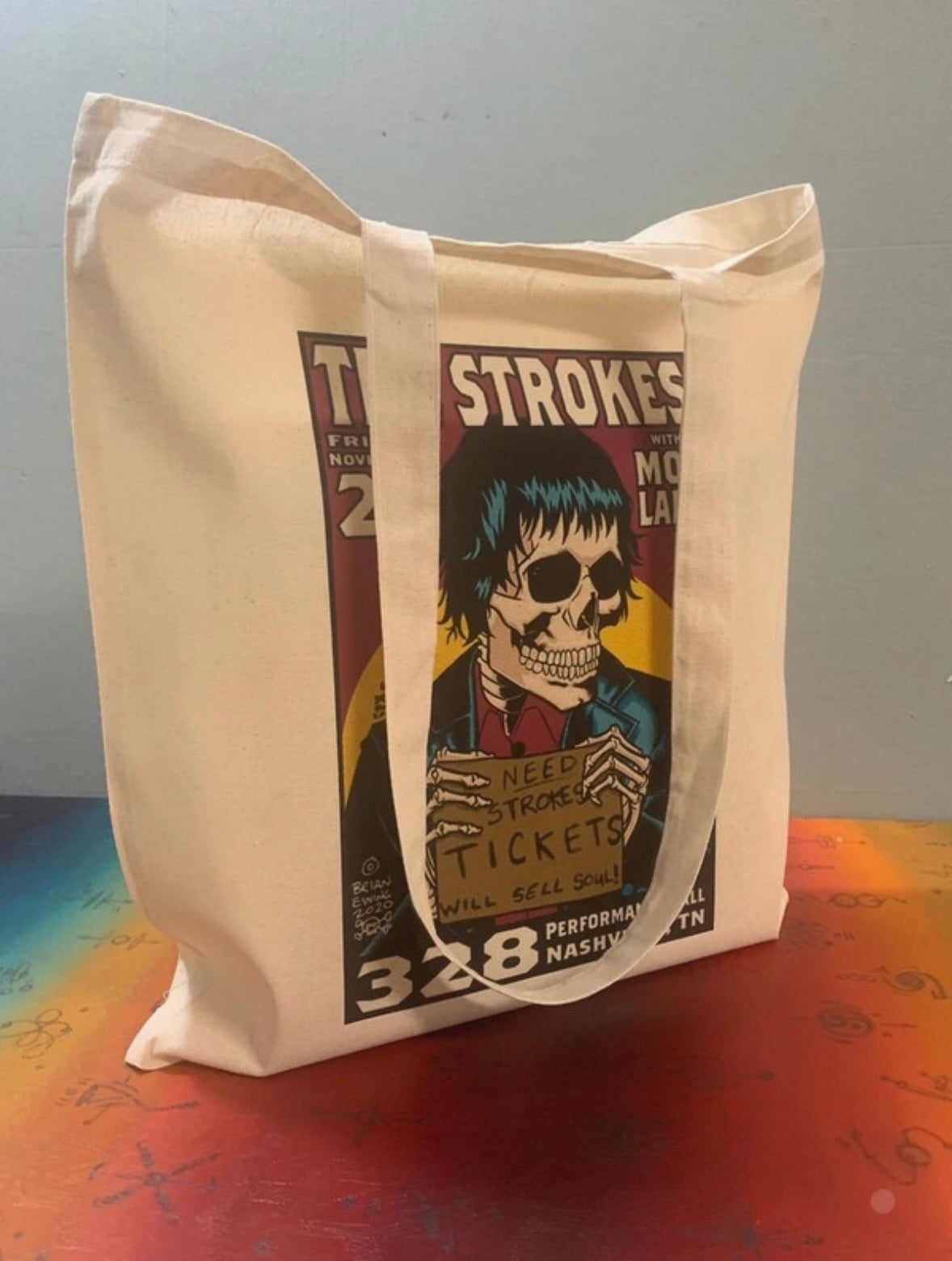 THE STROKES - TICKETS PLEASE! - Symbios Design Tote Bag