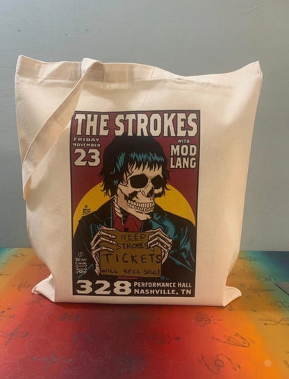 THE STROKES - TICKETS PLEASE! - Symbios Design Tote Bag