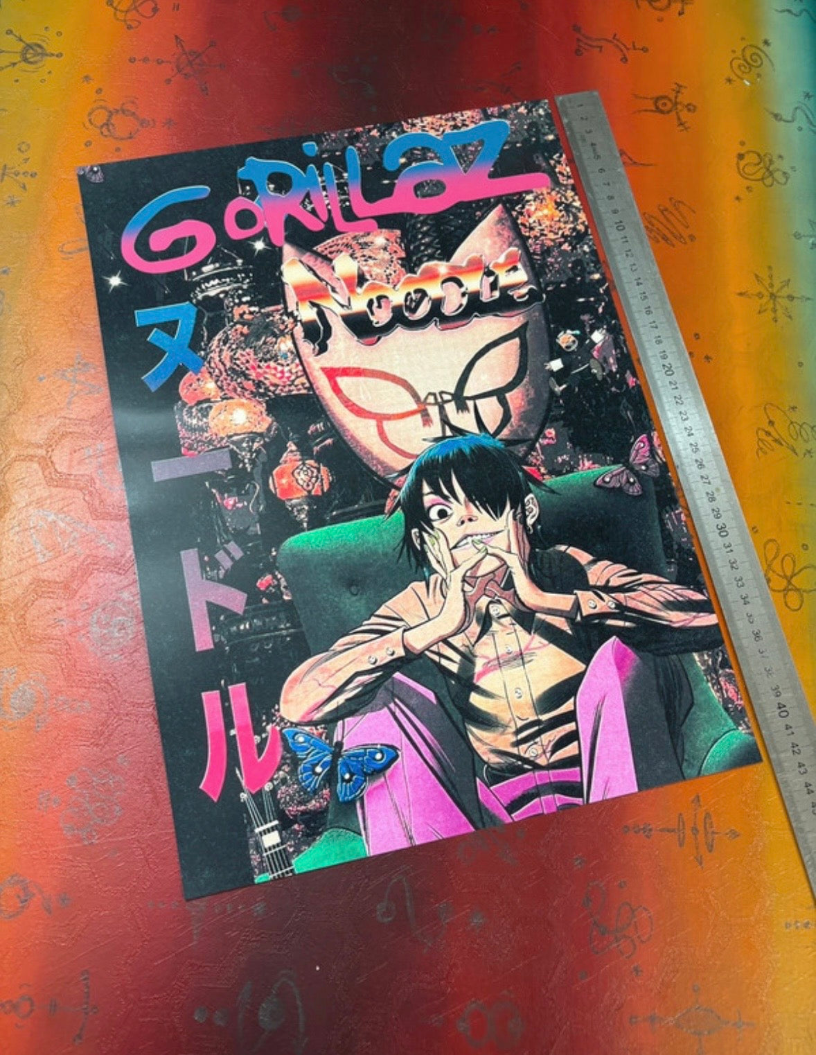 GORILLAZ - NOODLE  - Symbios Design Rare Glossy Poster Print