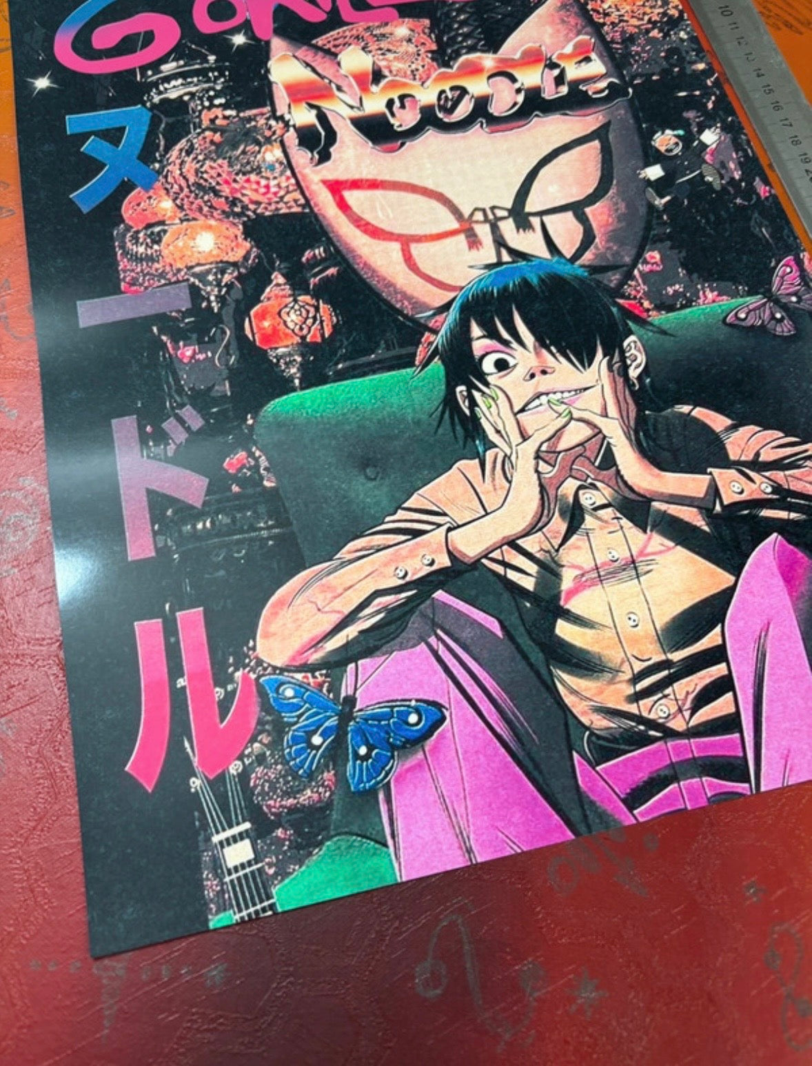 GORILLAZ - NOODLE  - Symbios Design Rare Glossy Poster Print
