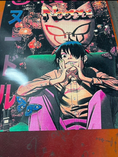 GORILLAZ - NOODLE  - Symbios Design Rare Glossy Poster Print