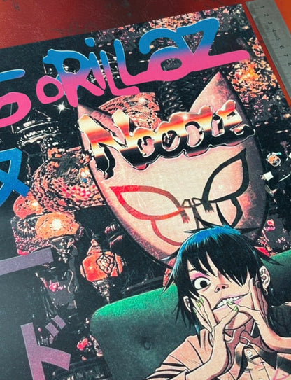 GORILLAZ - NOODLE  - Symbios Design Rare Glossy Poster Print